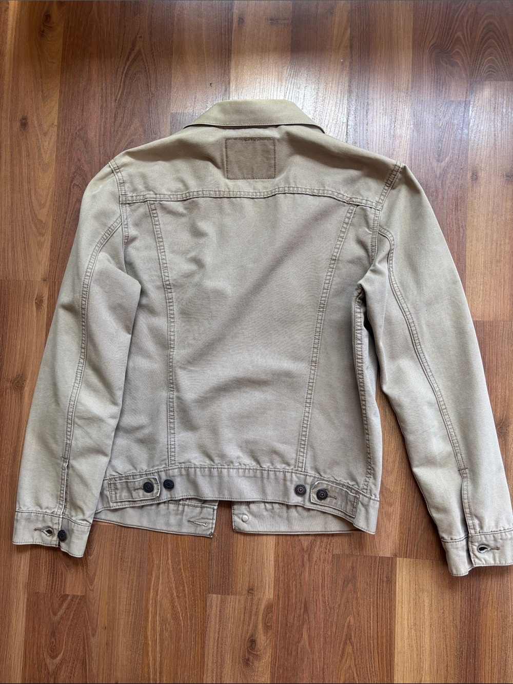 Levi's Men's Khaki Cotton Trucker Jacket - Picture 3 of 3